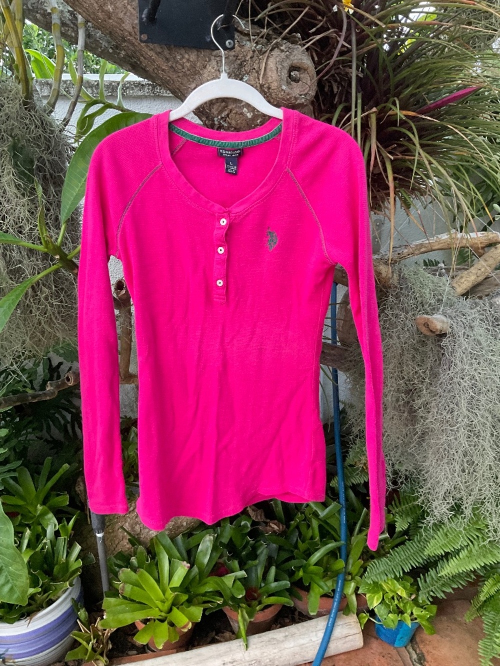 U.S. Polo Assn. Pink Women’s Top Size L